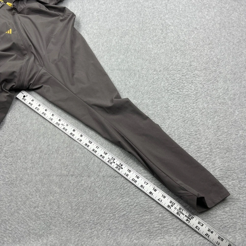 Adidas Ultimate365 Convertible Jacket Mens‎ XXL Gray Full Zip Hooded Windbreaker